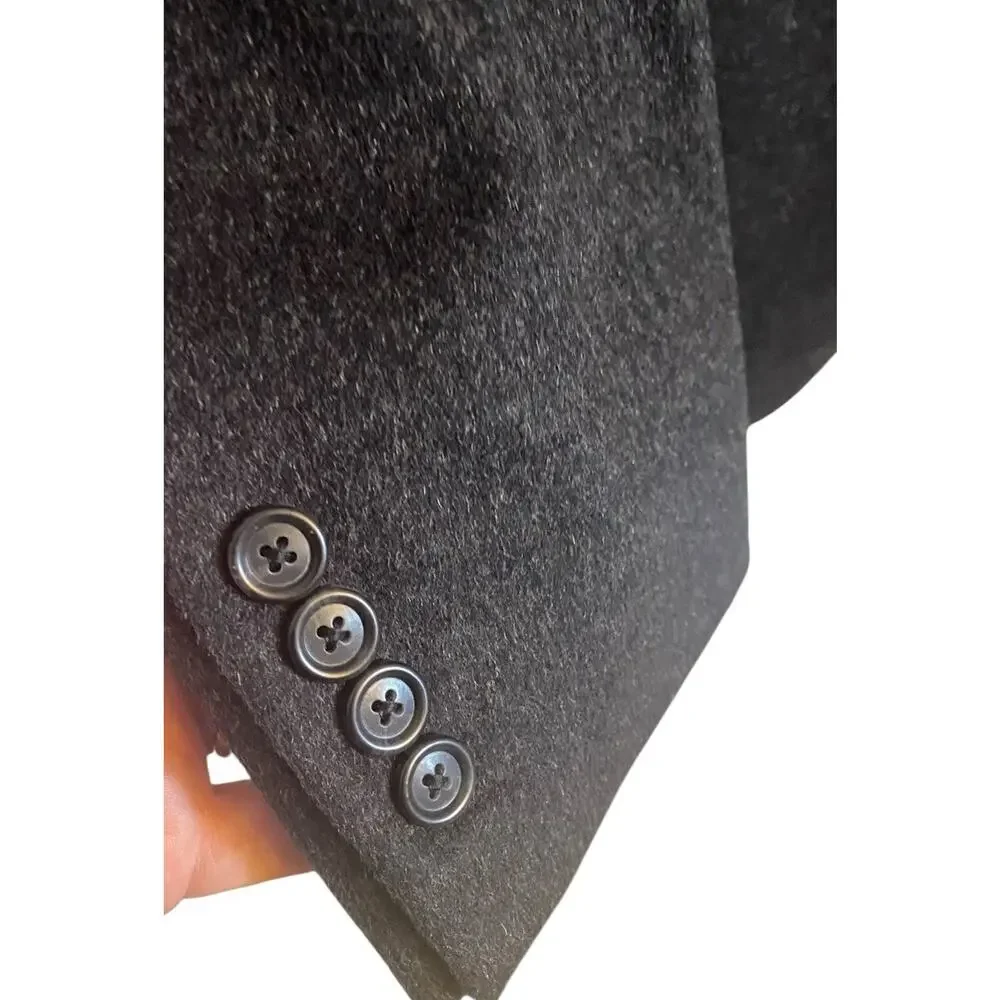 Jos A Bank Blazer Mens 42R Wool Black Suit Jacket Two Button EUC Pockets - Picture 7 of 14